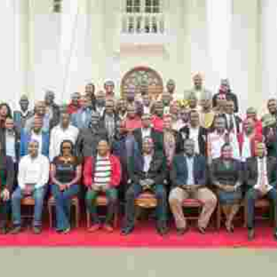 Controversial MP Shows Up at President Uhuru's State House Meeting Wearing Slippers