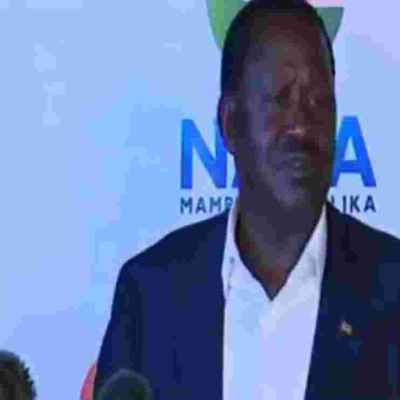 Raila Rejects Provisional Presidential Results Being Announced by IEBC, Calls Them "Fake" and "Fictitious"