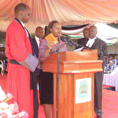 History Made in Kenya as Three Women Take Oath of Office as Governors