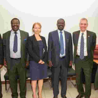 Raila Holds Discussions with US, UK Diplomats