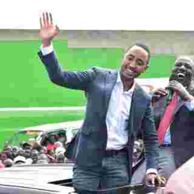 President Uhuru's Son Joins Presidential Campaign Trail ahead of Repeat Election