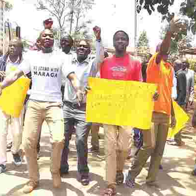 Nyamira Residents Hold Demos to Shield Chief Justice David Maraga from Attacks by President Uhuru