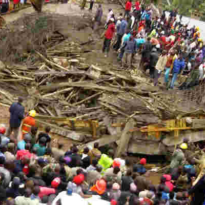 40 Injured as Building Collapses in Kapsabet Town, Nandi County