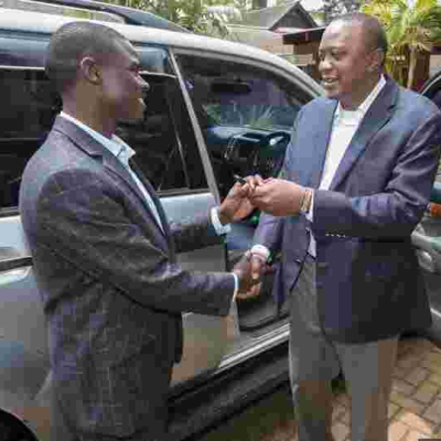 President Uhuru Buys Youngest Kenyan MP John Paul Mwirigi a Brand New Prado