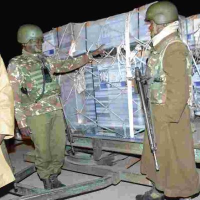 Ballot Papers for 10 Counties Arrive at JKIA from Dubai