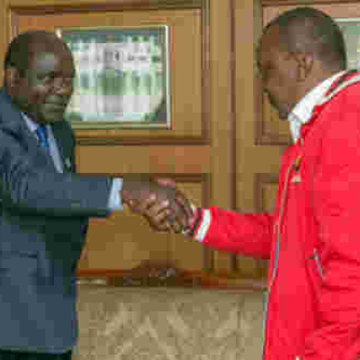 President Uhuru Holds Talks with IEBC Chair Wafula Chebukati, Says Jubilee Has No Demands