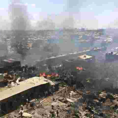 President Uhuru Orders Investigation on Dawn Inferno that Razed Down Gikomba Market