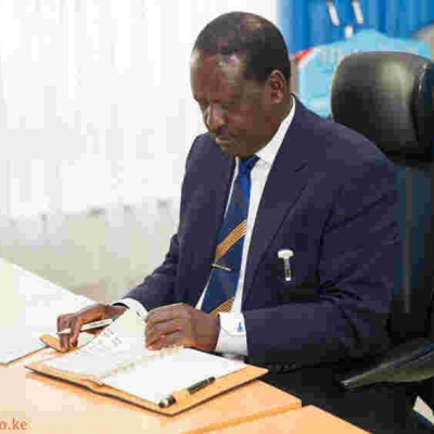 Raila Says He Won't Sign Form 24A to Officially Withdraw from Race