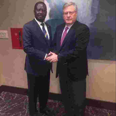Raila Holds Talks with the President of International Republican Institute