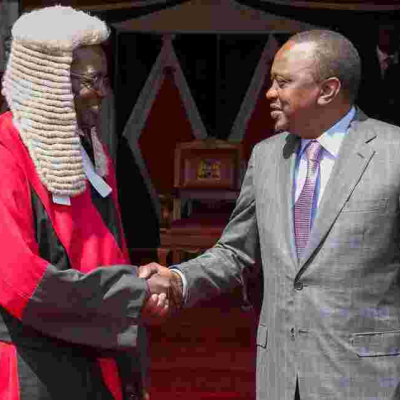 Develop Thick Skin, President Uhuru Tells Chief Justice David Maraga
