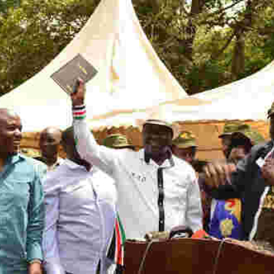 Kenyan Diaspora Group Sends Delegation to Raila's Swearing-in Ceremony