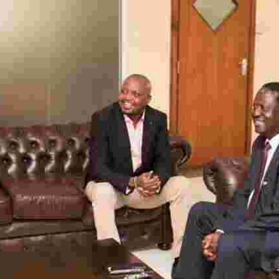  Raila Holds Meeting With Gatundu South MP Moses Kuria