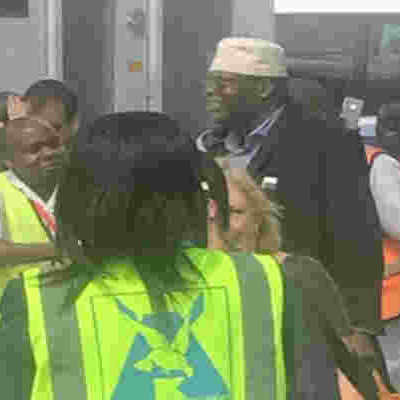 Miguna Miguna Clashes with Immigration Officials Moments after Landing at JKIA