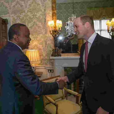 Kenyans Online Excited by President Kenyatta's Handshake with Prince William in London