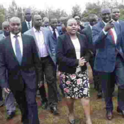Waiguru Accuses Kirinyaga Woman Rep Wangui Ngirici of Hiring Goons to Heckle Her In front of DP Ruto