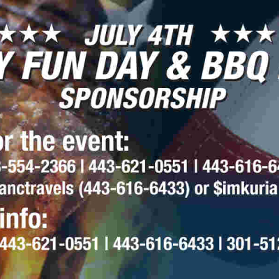 July 4th Family Fun Day & BBQ Event Sponsorship