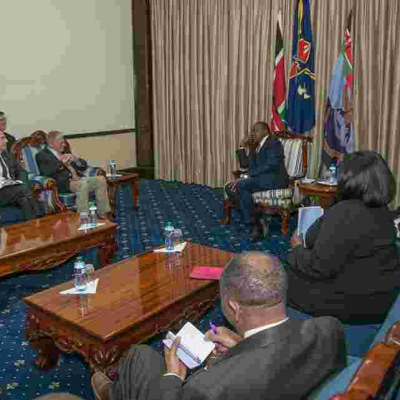 President Uhuru Hosts US Senators at State House, Nairobi 