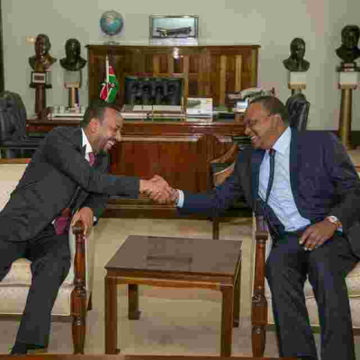 President Kenyatta Holds Talks with New Ethiopian Prime Minister Abiy Ahmed in Nairobi   