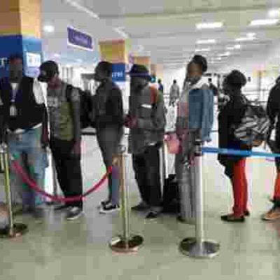 Nine Kenyans Stranded in Middle East Return Home
