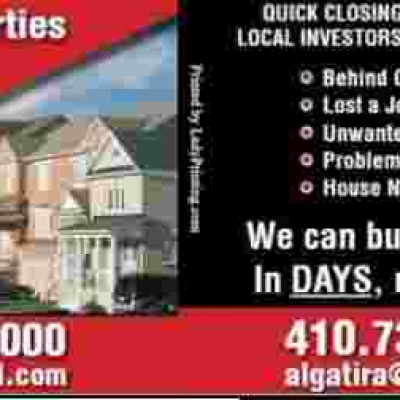 AWG Properties, LLC Buys Houses in Any Condition in the Baltimore Area