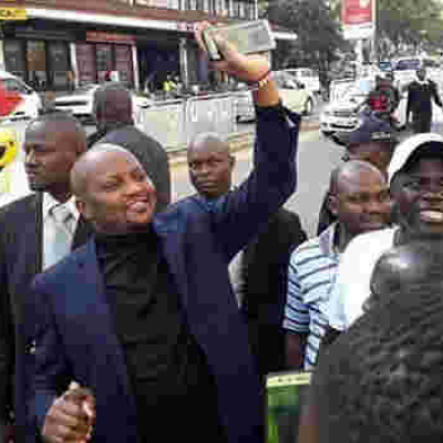 Gatundu South MP Moses Kuria Gets a Grand Reception in Kisumu