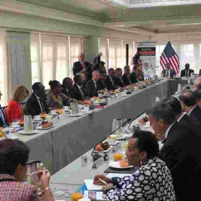 President Kenyatta Holds Meeting with Top US Investors in Washington, DC