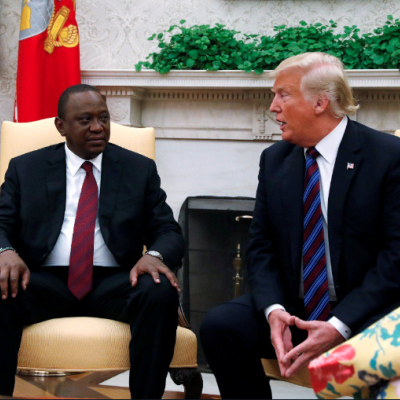 'You Chose a Good Day to Come; We're in Very Good Mood’, Trump Tells Uhuru [VIDEO]