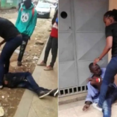 Authorities Launch Hunt for Nairobi Woman Videotaped Beating Up Man [VIDEO]