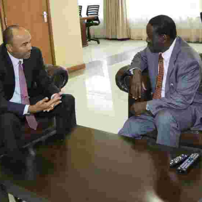 Raila Holds Meeting with Peter Kenneth in Nairobi