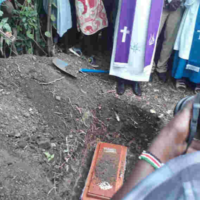 Emotions Ran High As Slain Varsity Student Sharon Otieno's 7-Month-Old Unborn Baby is Buried