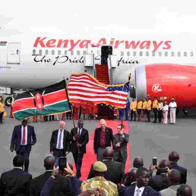 Kenya Airways' Return Direct Flight from New York Lands Safely at JKIA 