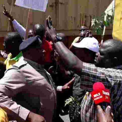 Video of Kenyan Man Caning Anti-Riot Police Officer During Demos Goes Viral Online