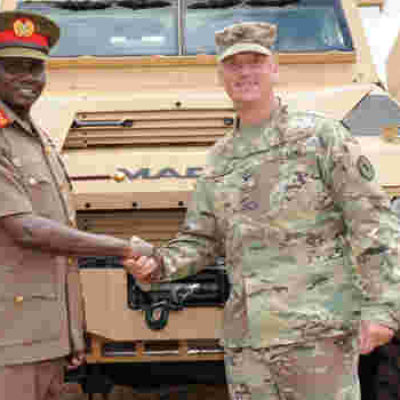 Kenyan Military Receives 12 Armored Vehicles from the US