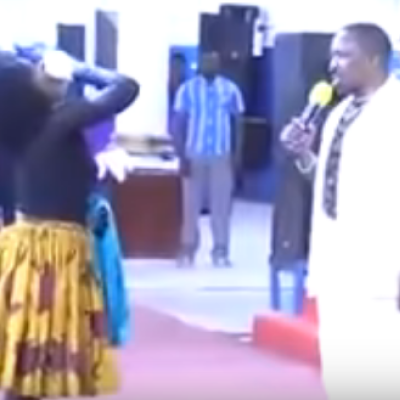 Video of Controversial Preacher James Ng'ang'a of Neno Evangelism 'Casting Demons Out' of Tanzania Singer Rose Muhando Goes Viral Online