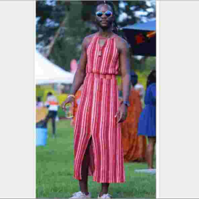 Lupita's Brother, Junior Nyong'o, Turns Up for Kenyan Festival Wearing a Dress