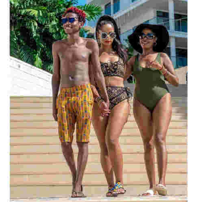 Kenyans Online Slam Comedian Eric Omondi for Taking Photo with Bikini-Clad 'Mother-in-Law'