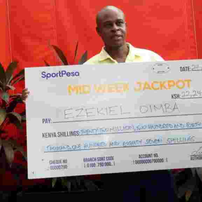 Kenya Ferry Services Mechanical Engineer Wins Sh22 Million SportPesa Jackpot