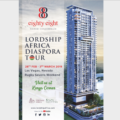Lordship Africa to Showcase its Latest Development, 88 Nairobi (Sub-Saharan Africa Tallest Residential Building), in Las Vegas