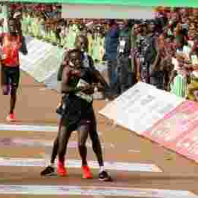 Kenyan Athlete Awarded $15,000 after Giving Up on Winning Marathon to Rescue Collapsed Rival