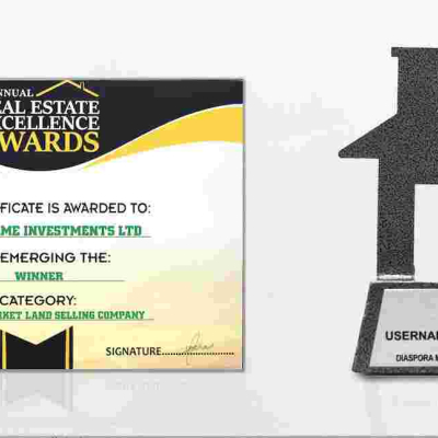 Username Investment Ltd. Wins the Coveted 2019 Diaspora Market Land Selling Company Award
