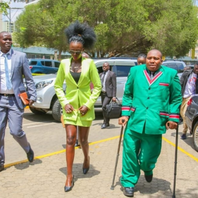 Kenyan Singer Akothee Causes Drama at Parliament as She Arrives in Micro Mini-Skirt
