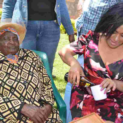 Kenyans Online React After Esther Passaris Served Beer to Elderly People on Christmas