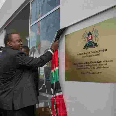 Uhuru Launches Construction of 8,000 UN-Funded Affordable Houses in Mavoko