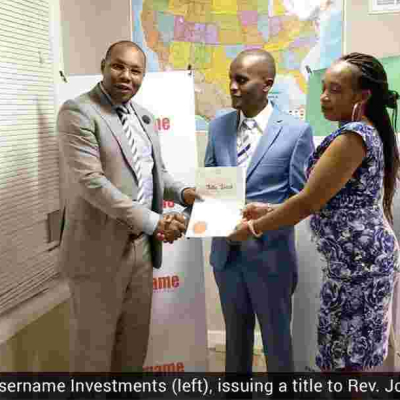 Username Delivers Title Deeds for the Ngong Project, Including to Clients in the Diaspora