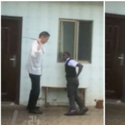 Chinese Man Filmed Whipping Kenyan Hotel Waiter for Reporting Late to Work