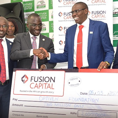 Optiven Foundation Partners with Fusion Capital to Fund Needy Students in 20 Counties