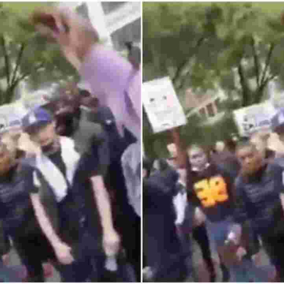 Man Believed to be Kenyan Leads US Protestors in Chanting 'Haki Yetu' Slogan