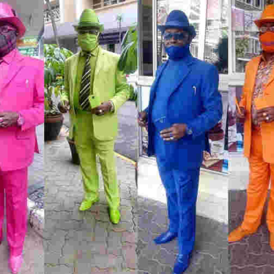 Meet a Kenyan Man Who Owns 160 Brightly Colored Suits, 300 Caps and 200 Pairs of Shoes
