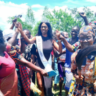 Miss Black Wisconsin: US Beauty Queen Keerah Carter Visits Kenya to Support Widows 
