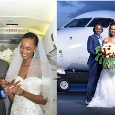 Kenyan Man Breaks the Internet as He Weds Lover Inside Moving Plane 